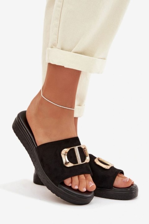 Sandał Klapki Model Elmera ML532 Black - Step in style Step in style