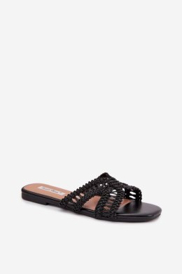Sandał Klapki Model Fariella 2674-1 Black - Step in style Step in style