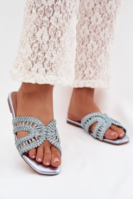 Sandał Klapki Model Fariella 2674-4 Blue - Step in style Step in style