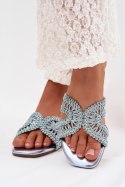 Sandał Klapki Model Fariella 2674-4 Blue - Step in style Step in style