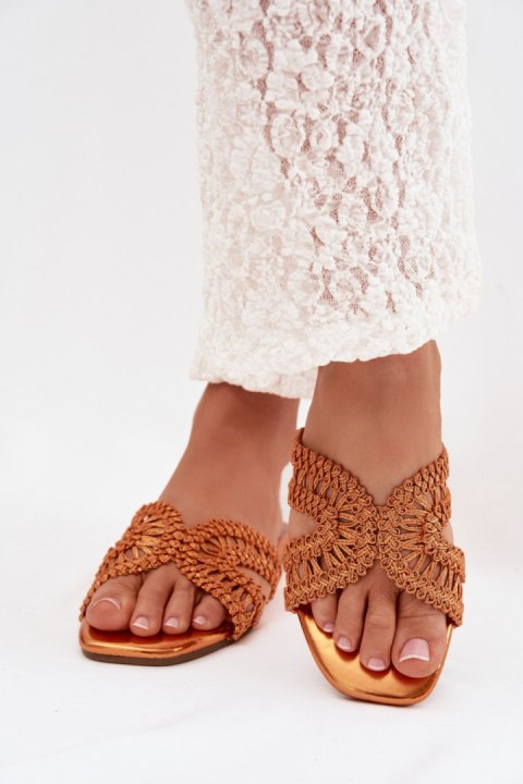 Sandał Klapki Model Fariella 2674-8 Orange - Step in style Step in style