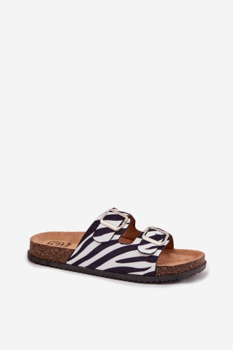 Sandał Klapki Model Oliena CD207 Zebra - Step in style Step in style