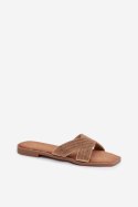 Sandał Klapki Model Zinnia WS-62 Gold - Step in style Step in style