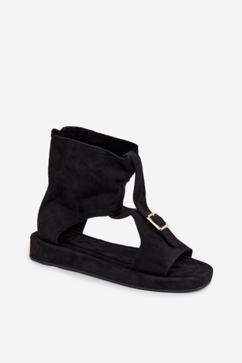 Sandały Model Coralya NN624 Black - Step in style Step in style