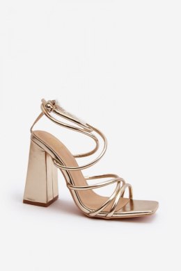 Sandały Model Josette FY2125-3 Gold - Step in style Step in style