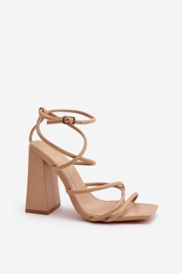 Sandały Model Josette FY2125-3 Nude - Step in style Step in style