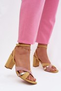 Sandały Model Karilora LOL5275 Yellow - Step in style Step in style