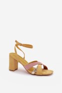 Sandały Model Karilora LOL5275 Yellow - Step in style Step in style