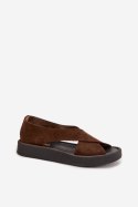 Sandały Model Zazoo 3196 Brown - Step in style Step in style