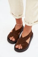 Sandały Model Zazoo 3196 Brown - Step in style Step in style
