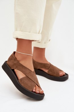 Sandały Model Zazoo 3196 Light Brown - Step in style Step in style