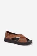 Sandały Model Zazoo 3196 Light Brown - Step in style Step in style