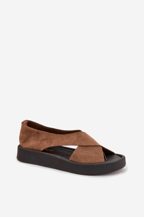 Sandały Model Zazoo 3196 Light Brown - Step in style Step in style