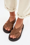 Sandały Model Zazoo 3196 Light Brown - Step in style Step in style