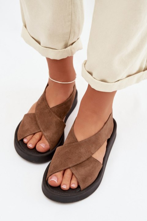 Sandały Model Zazoo 3196 Light Brown - Step in style Step in style