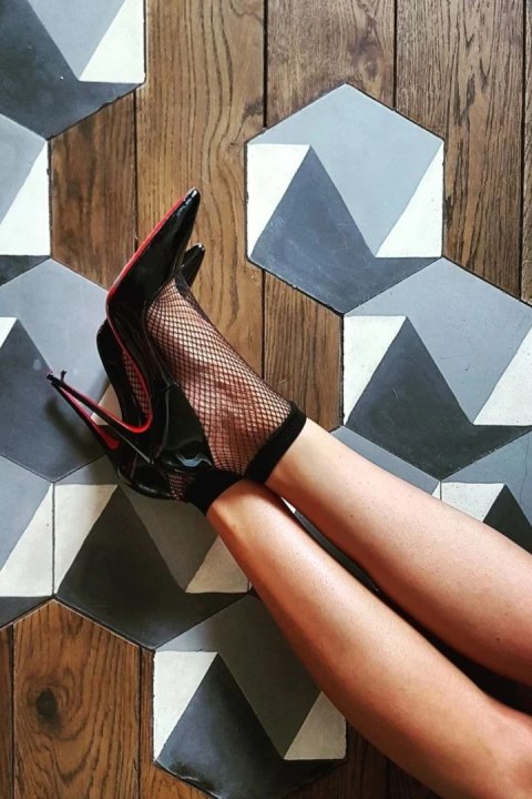 Skarpety Model 151 Kabarette Nero - Gabriella Gabriella