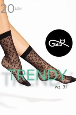 Skarpety Model Trendy Line 31 Nero - Gatta Gatta