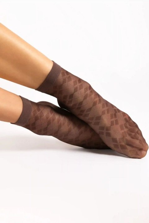 Skarpety Model Una 20 Czekolada - Fiore Fiore