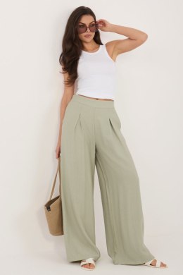 Spodnie Damskie Model D60103M62449E2 Pistacja - Sublevel Sublevel