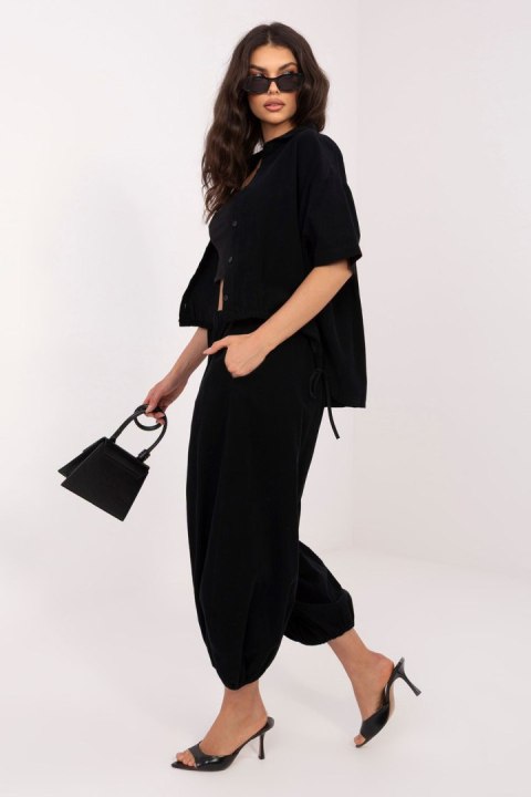 Spodnie Damskie Model IT-SP-FL10309-1.91 Black - Italy Moda Italy Moda