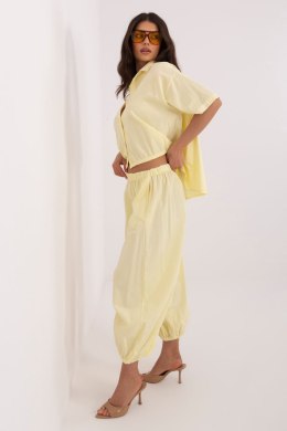 Spodnie Damskie Model IT-SP-FL10309-1.91 Light Yellow - Italy Moda Italy Moda