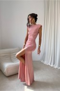 Sukienka Model Aurelia ROZ SUK0556 Pink - Roco Fashion Roco Fashion