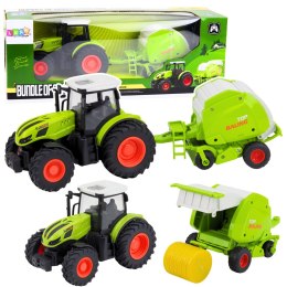 Traktor Rolniczy Farmerski Zdalnie Sterowany RC Z Prasą Do Balotów 1:24 LEAN Toys