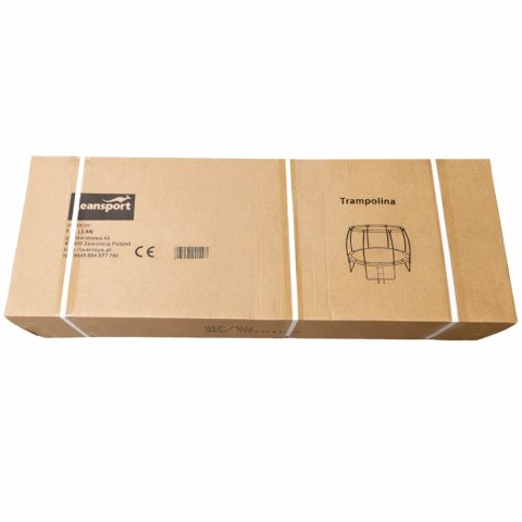 Trampolina Ogrodowa LEAN Z Siatką Wewnętrzną Czarno-Zielona 183CM 6FT LEAN Sport