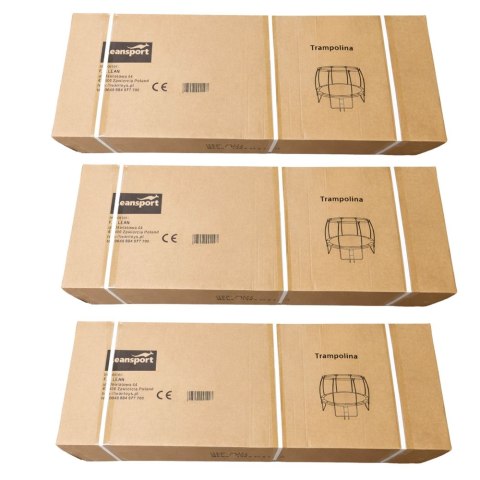 Trampolina Ogrodowa LEAN Z Siatką Wewnętrzną Czarno-Zielona 427CM 14FT LEAN Sport