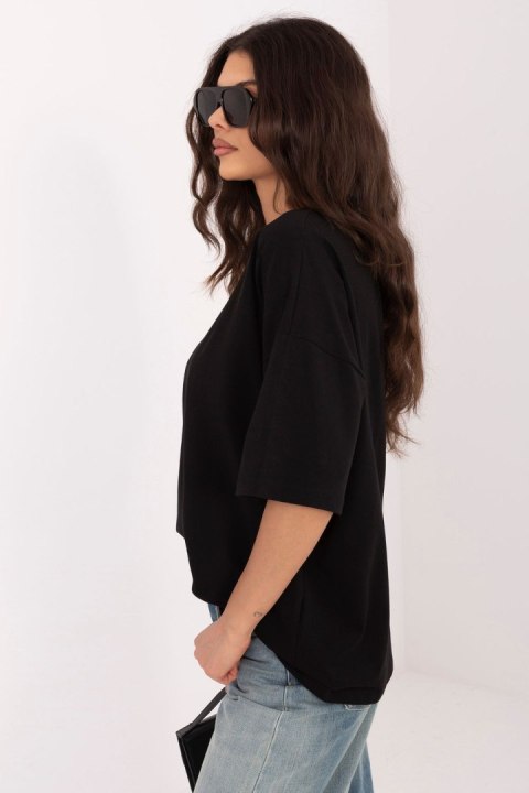 Tshirt Damski Model RV-BZ-A1230.12 Black - Rue Paris Rue Paris