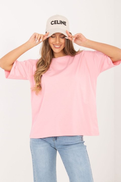 Tshirt Damski Model RV-BZ-A1230.12 Light Pink - Rue Paris Rue Paris