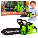 Zabawkowa Piła Łańcuchowa Dla Dzieci Światła Dźwięki Zielona LEAN Toys