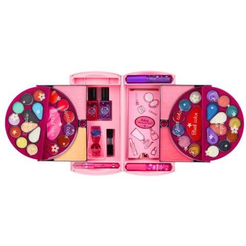 Zestaw Piękności Do Makijażu i Paznokci Kosmetyki Cienie Lakiery Kuferek LEAN Toys