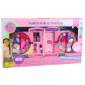Zestaw Piękności Do Makijażu i Paznokci Kosmetyki Cienie Lakiery Kuferek LEAN Toys