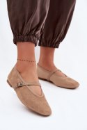 Baleriny Model Felora D-179 Beige - Step in style Step in style