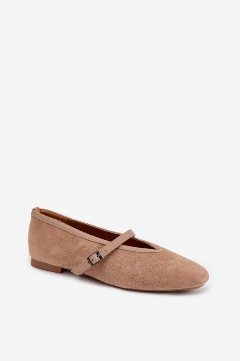 Baleriny Model Felora D-179 Beige - Step in style Step in style