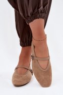 Baleriny Model Felora D-179 Beige - Step in style Step in style