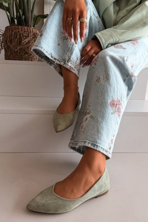 Baleriny Model Lelisa 5199 Green - Step in style Step in style
