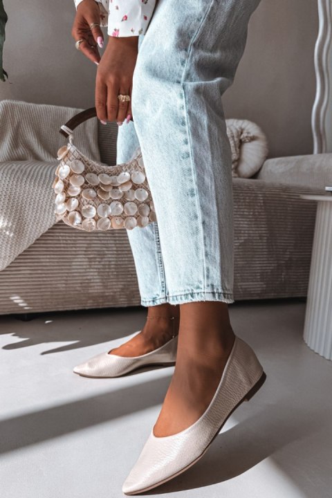 Baleriny Model Nelisa 1740 Beige - Step in style Step in style