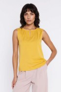 Bluzka z ozdobnym dekoltem B225 Yellow - Nife Nife