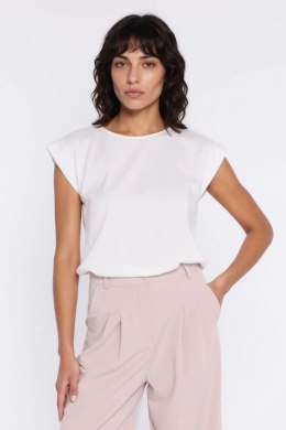 Bluzka z rękawem kimono B222 Ecru - Nife Nife