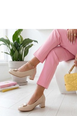 Czółenka Model Cambell 26-19413BG Beige Lakier - Solea Solea