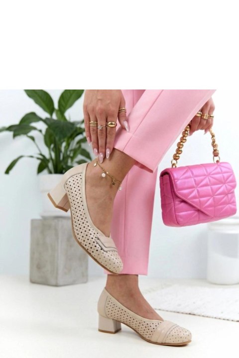 Czółenka Model Cambell 26-19415BG Beige - Solea Solea