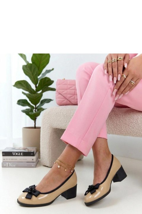 Czółenka Model Cambell 26-98333BGP Beige Lakier - Solea Solea