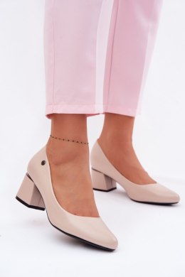 Czółenka Model Vinceza 62292 Beige - Step in style Step in style
