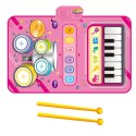 Interaktywna Mata Muzyczna Taneczna Edukacyjna Perkusja Pianinko 2w1 LEAN Toys