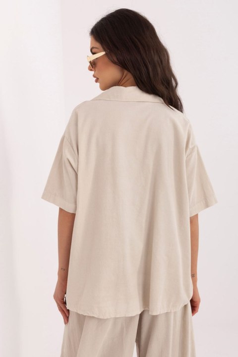 Koszula Damska Model IT-KS-FL10320.12 Beige - Italy Moda Italy Moda