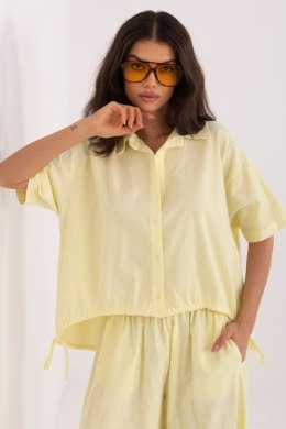Koszula Damska Model IT-KS-FL10320.12 Light Yellow - Italy Moda Italy Moda