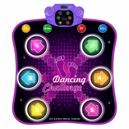 Mata Taneczna Interaktywna Muzyczne Wyzwanie LED Bluetooth 5 Trybów Gry LEAN Toys