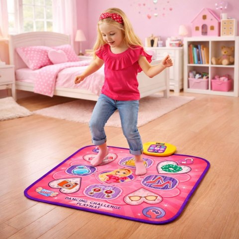 Mata Taneczna Muzyczna Interaktywna Jednorożec Bluetooth 5 Trybów Różowa LEAN Toys